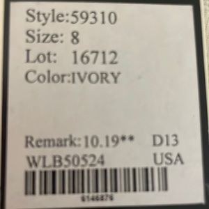 Wedding Dress, New with tags